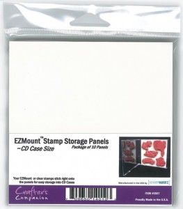 CD Case Stamp Storage Panels