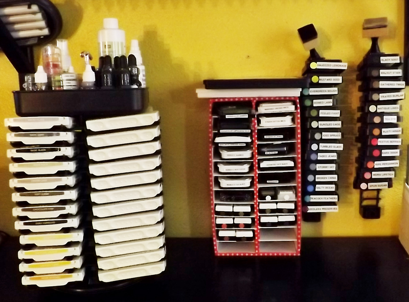 8. Ink Pad Storage - Kat's Adventures in Paper Crafting