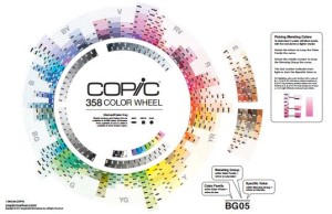 Copic Color Chart 2014