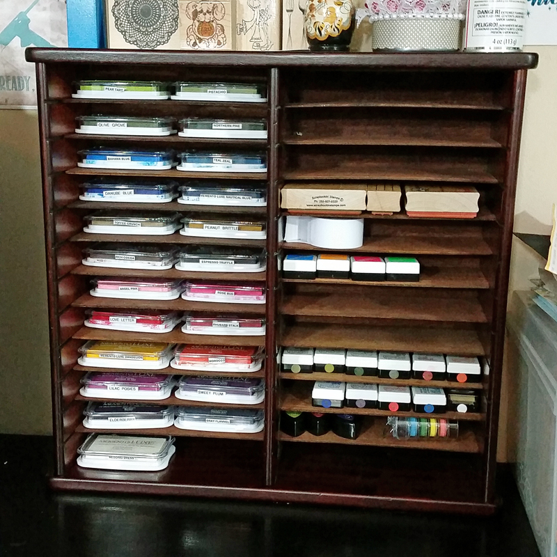 Best Craft Organizer - PortaInk Standard Case - Ink Pad Storage - White
