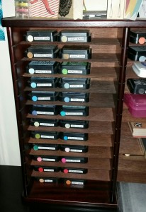 Where I NOW store my Distress Inks