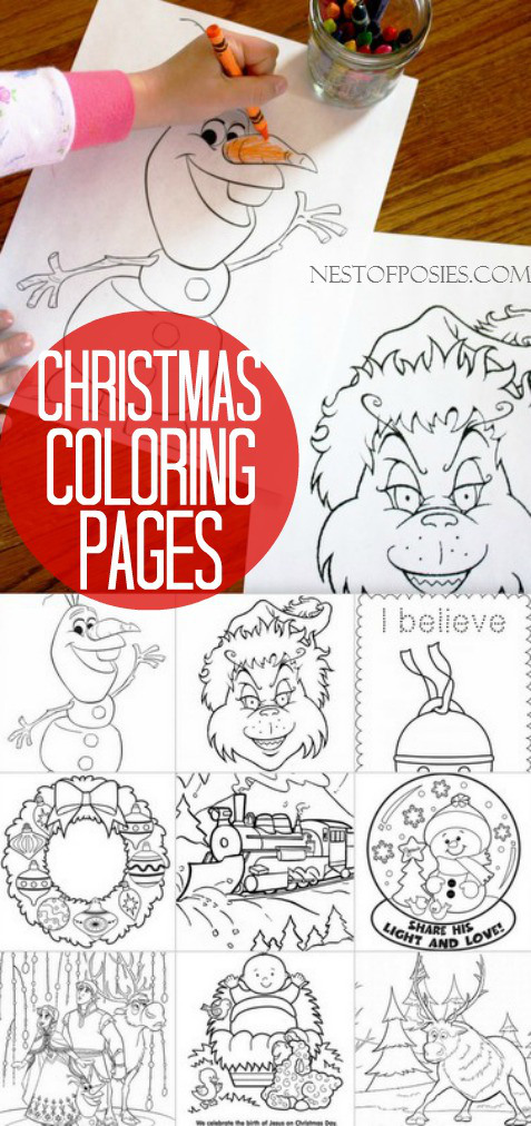 Free Christmas Coloring Pages for Kids - Free Printables