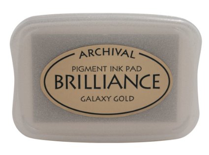 Brilliance Archival Pigment Ink Pad in Galaxy Gold