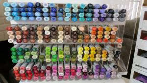 Full Copic Marker Display Case