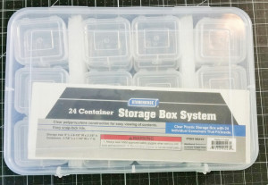 Sequin Storage Box Container