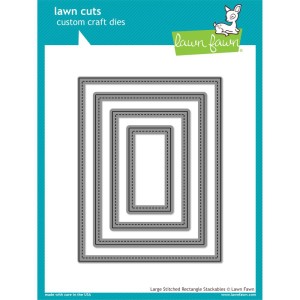 Lawn Fawn Large Stitched Rectangle Dies