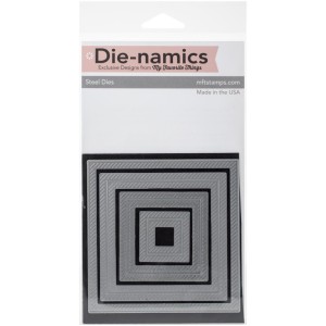 Die-namics Inside & Out Diagonal Stitched Square STAX