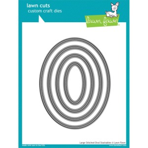 Lawn Fawn Large Stitched Ovals