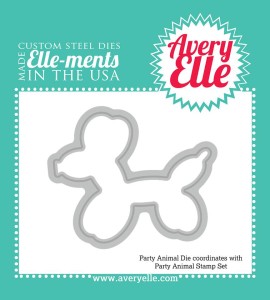 Avery Elle Party Animal Die - $3.50