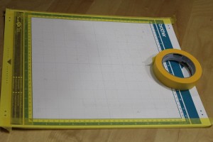 Tape the border of your mat