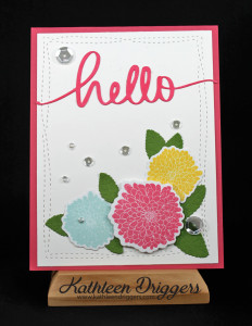 Simple Florals Hello Card
