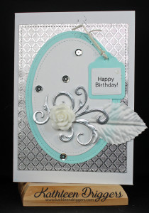 Elegant Happy birthday card