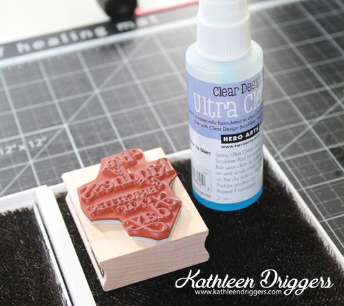 How to clean clear stamps »