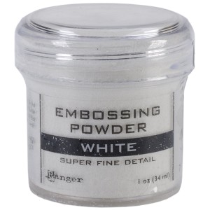 ranger super fine detail white embossing powder
