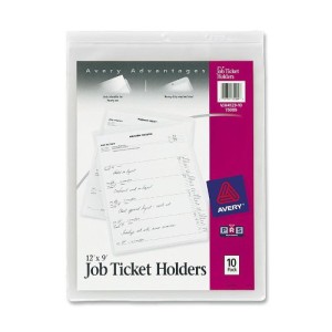Job Ticket holders - scrap cardstock storage