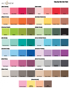Altenew Color Chart