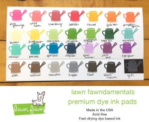 Lawn Fawn Ink pad Color Chart