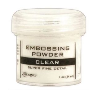 ranger super fine detai clear embossing powder