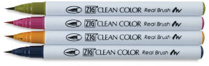 zig clean color real brush pens