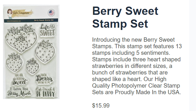 berry sweet stamp
