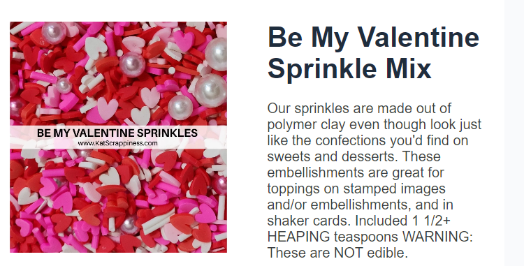 be my valentine sprinkles