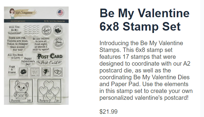 Be My Valentine Stamp Set