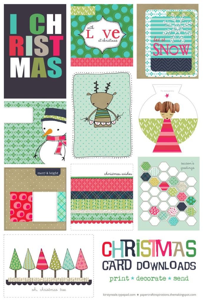 Free (Mostly) Christmas Printables – ALL FREE! - Kat's Adventures in ...