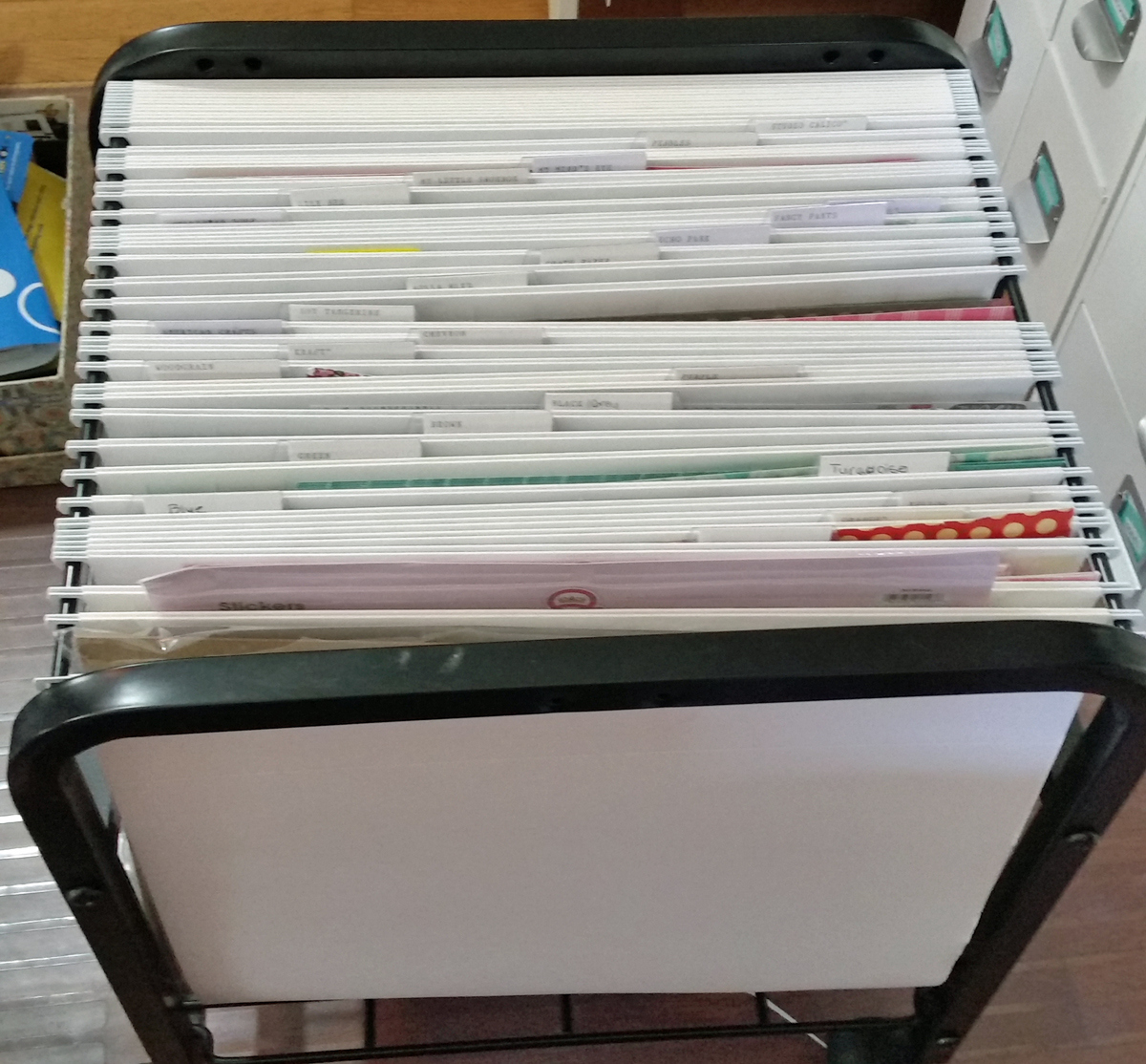 12 x 12 scrapbook paper storage