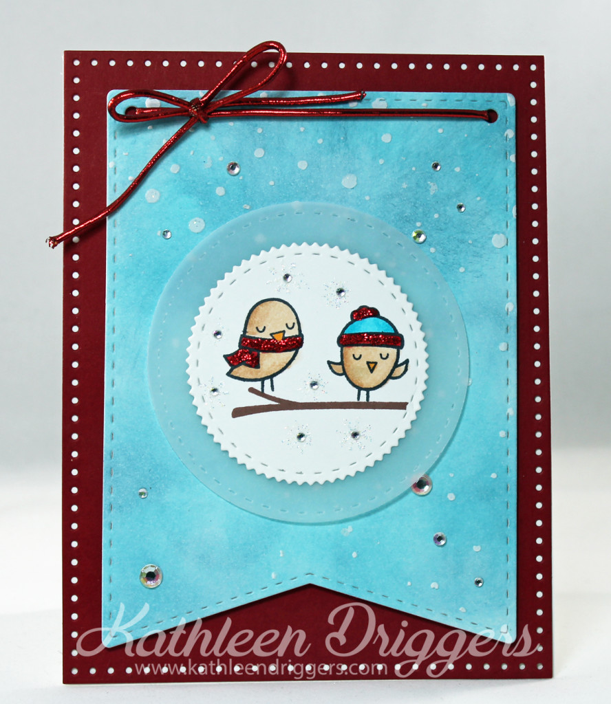 Holiday Card featuring Mama Elephant's Pizazz Pieces Dies - Kat's ...