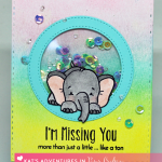 Missing You Shaker Card