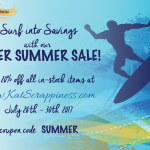 Super Summer Sale at Kat Scrappiness!
