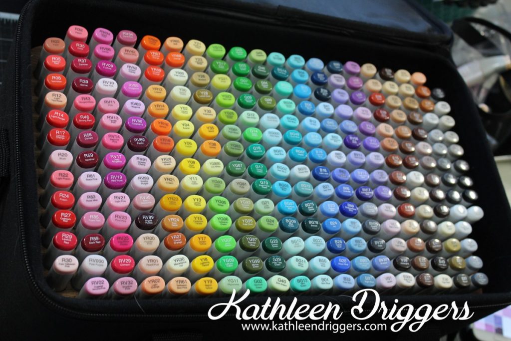 Copic Sketch Marker Suitcase Set of 358