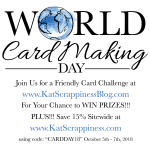 World Card Making Day at Kat Scrappiness